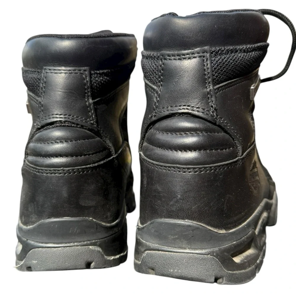 Harley-Davidson® Men's Parkwood Black Leather and Mesh Motorcycle Boot 13